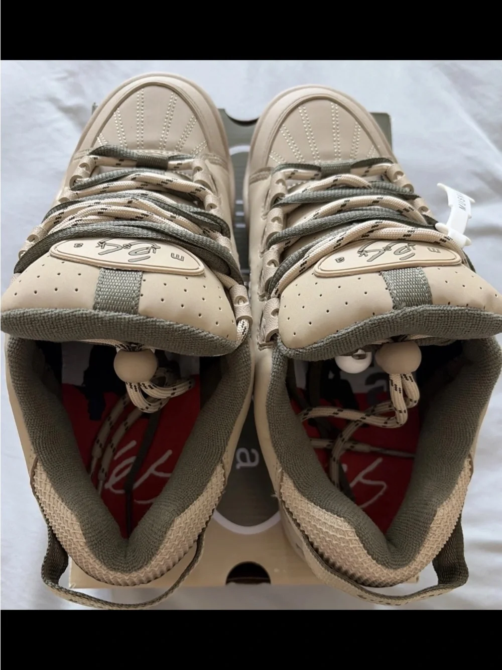 New Autographed 1997 reissue ES Chad Muska black tan green men’s shoes size 10.5